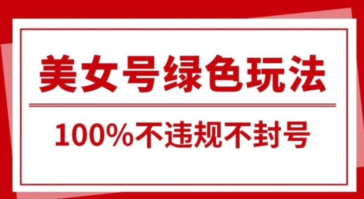 美女号引流变现新玩法，长期蓝海纯绿色，不封号不违规，每日收益500+-巨丰资源网