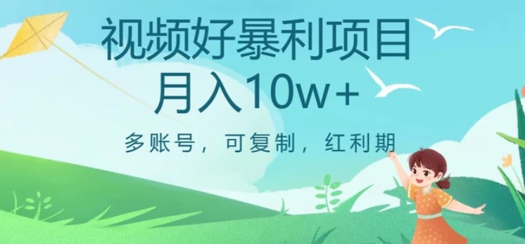 视频号暴利项目，多账号，可复制，红利期，月入10w+【揭秘】-巨丰资源网