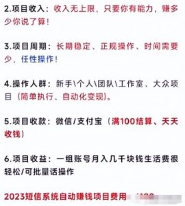 拆解外面卖1280的项目，匿名短信到底能不能赚钱呢？-巨丰资源网