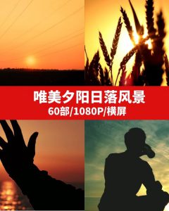 唯美夕阳日落风景视频素材--巨丰资源网