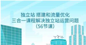 （9156期）独立站搭建和流量优化，三合一课程解决独立站运营问题（56节课）-巨丰资源网