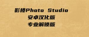 影楼PhotoStudio安卓汉化版–专业解锁版-巨丰资源网